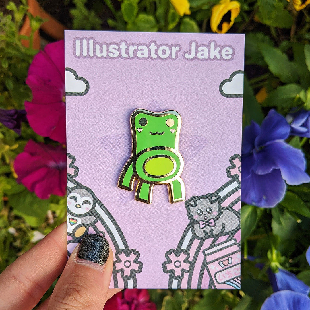 Froggy Chair Enamel Pin 