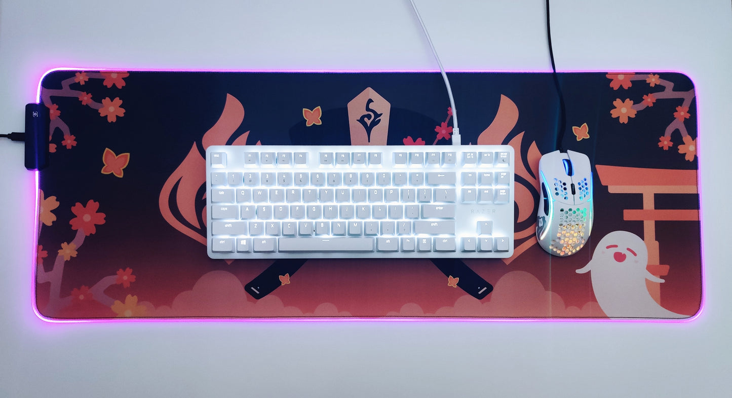 Genshin RGB Desk Mats