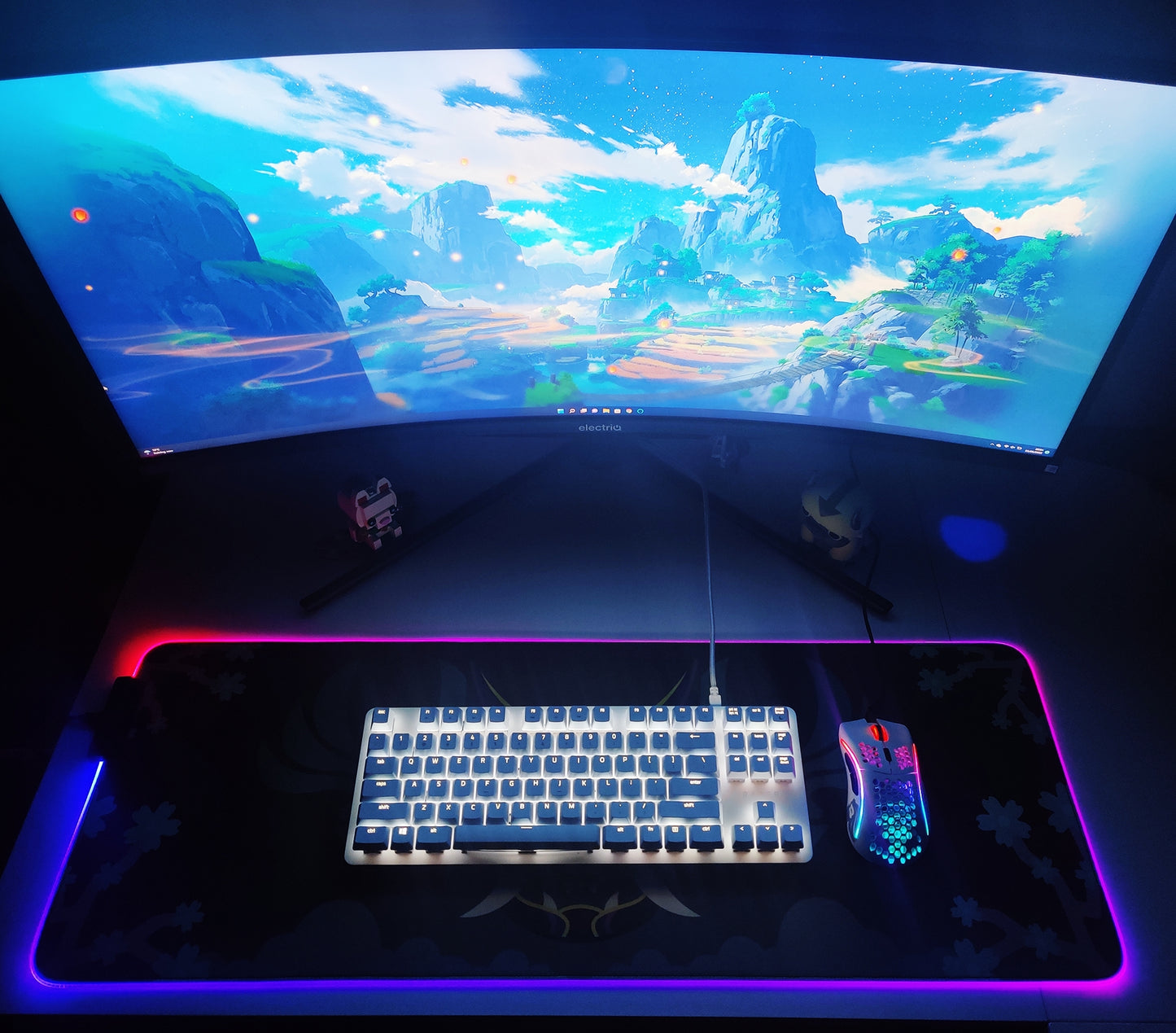 Genshin RGB Desk Mats