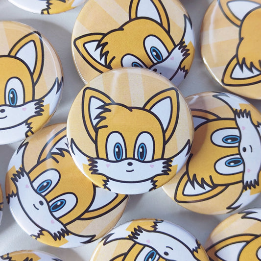 Tails 38mm Button Badge