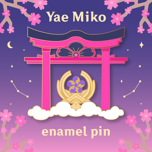 Yae Miko Enamel Pin